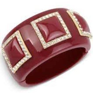 Inc International Concepts Iris x Inc Pave Acrylic Bangle Bracelet New With Tags